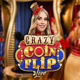 Crazy Coin Flip logo by Evolution at Oranje Palace CasinoCrazy Coin Flip